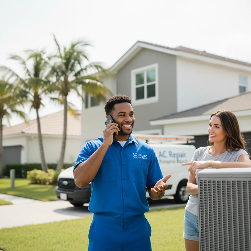 AC Repair Pompano Beach customer support in Steep Falls